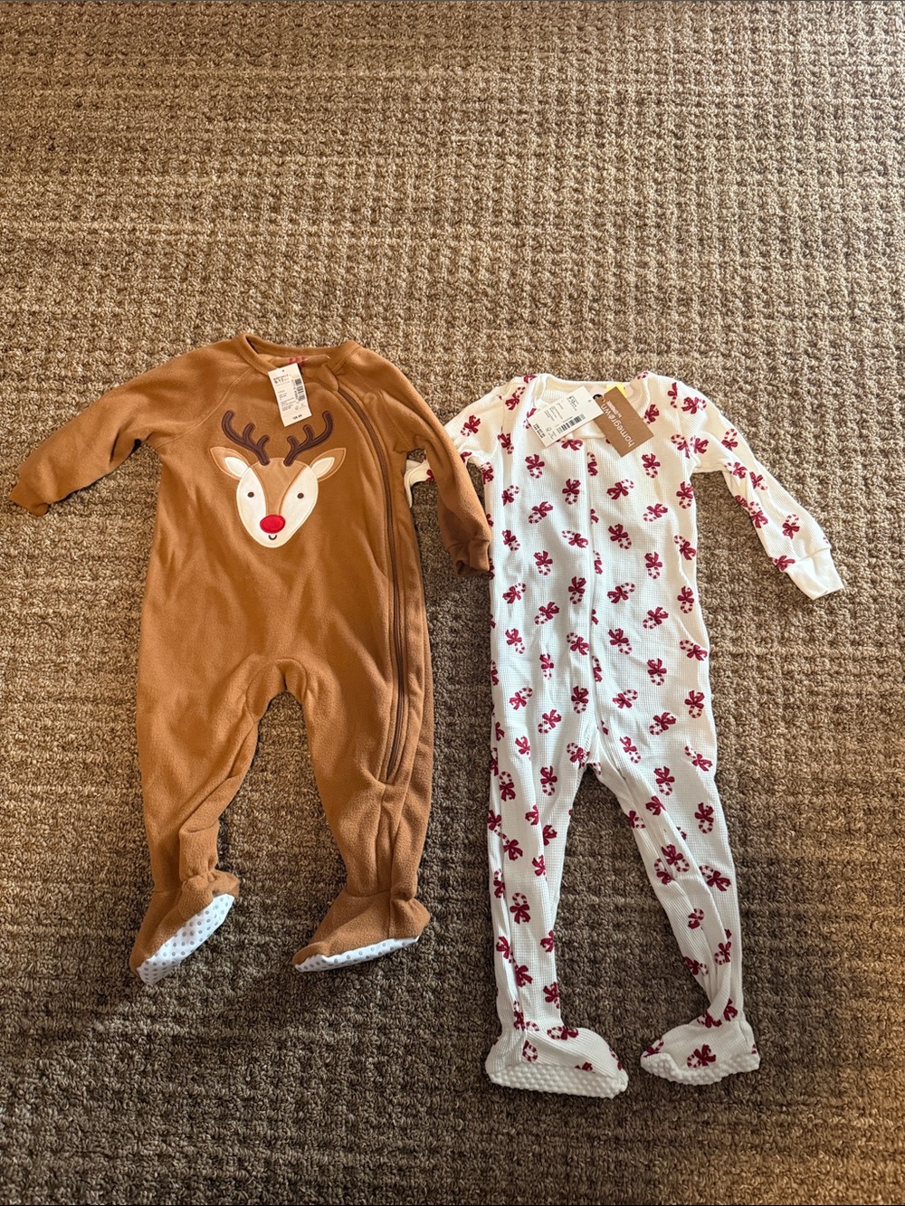 NWT Christmas footies